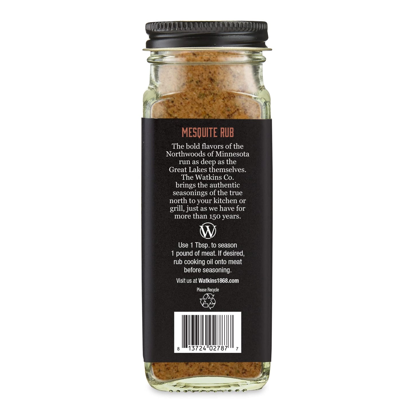 Watkins Mesquite Rub, 3.4 Oz., 1-Pack