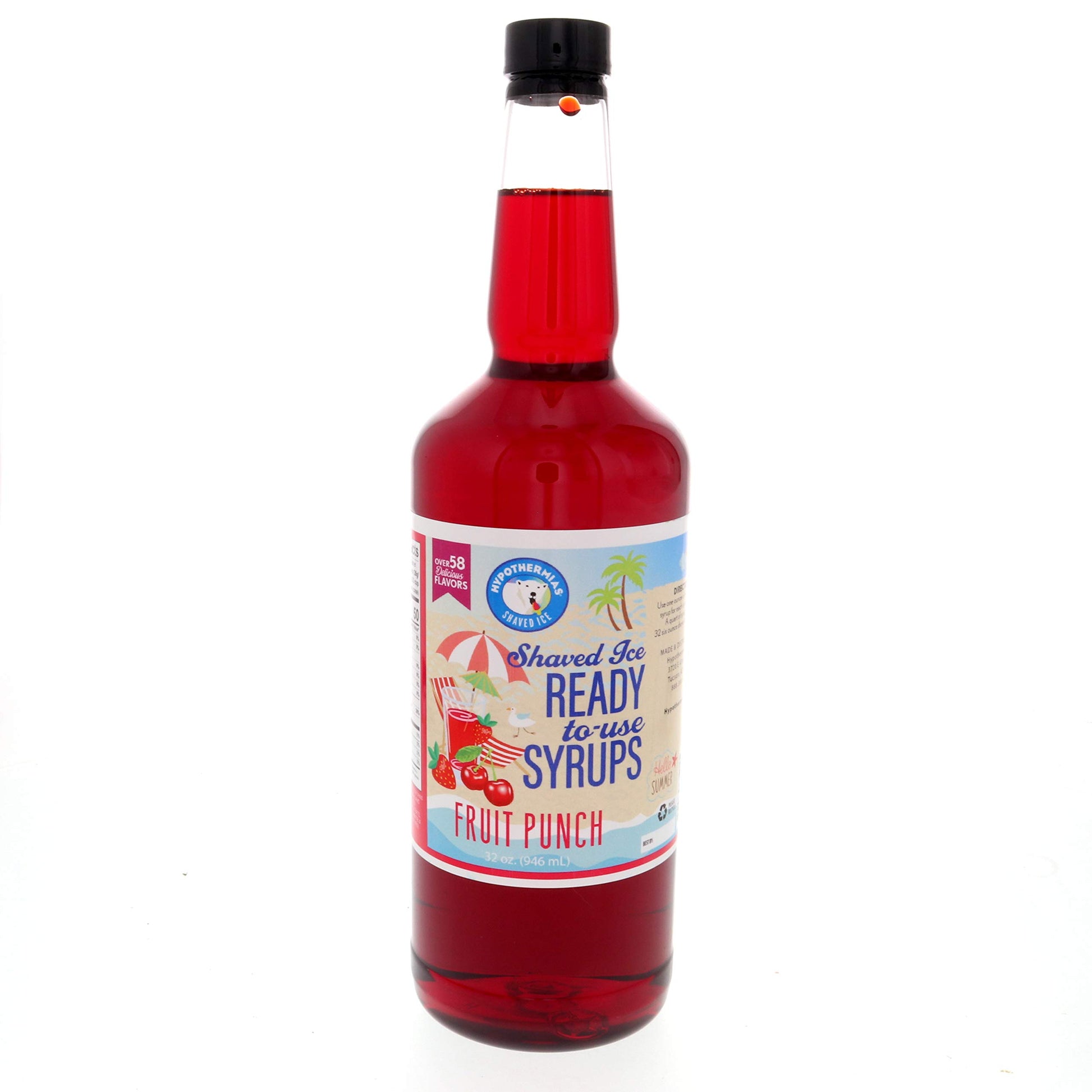 Fruit Punch Hawaiian Snow Cone Flavors Syrup coffee, soda flavors, shaved ice, slushie syrup, cocktail flavors Made with 100% Pu