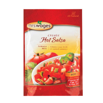 Mrs Wages Hot Salsa Mix 4 Oz (Single Pack)