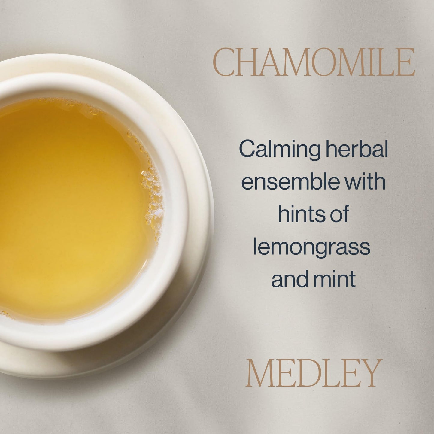 Rishi Tea Chamomile Medley Herbal Tea - Organic Caffeine Free Sachets - 15 Count