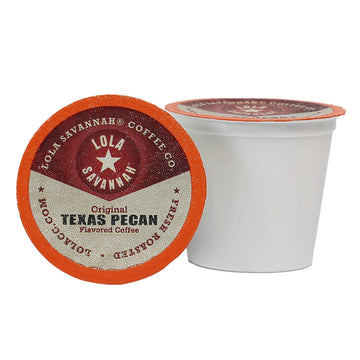 Lola Savannah Texas Pecan Caffeinated Coffee Pods, 50 Count