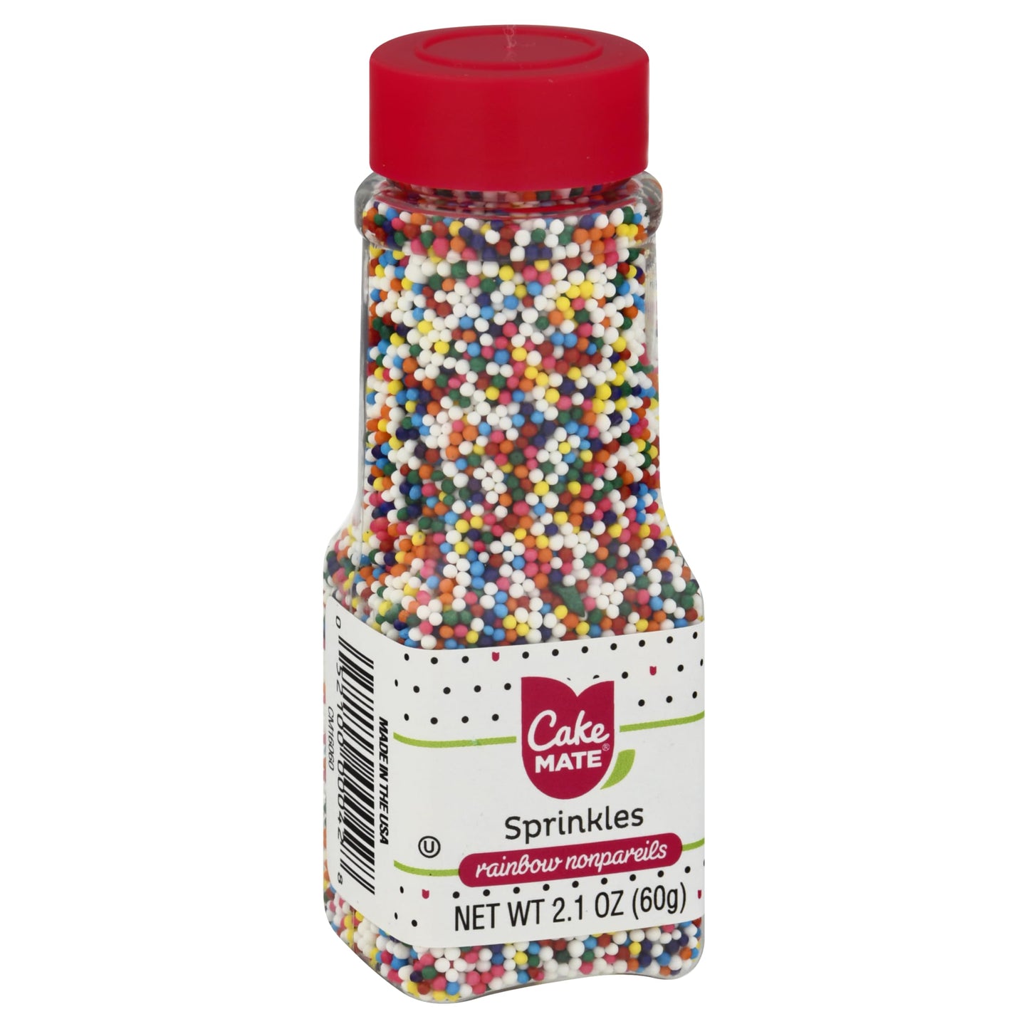 Cake Mate Nonpareils Sprinkles - Edible Colorful Nonpareils Sprinkles for Cupcakes, Cakes, Cookies & Desserts - Perfect for Cake
