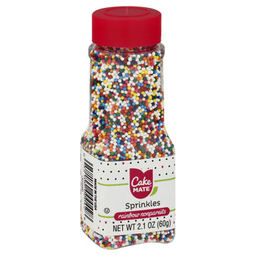 Cake Mate Nonpareils Sprinkles - Edible Colorful Nonpareils Sprinkles for Cupcakes, Cakes, Cookies & Desserts - Perfect for Cake