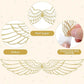 103 Pcs Wizard Party Chocolate Decoration, With 3 Pcs Gold Goal Posts, 50Pcs Golden Wings Chocolate Wafer Cupcake Toppers With 5