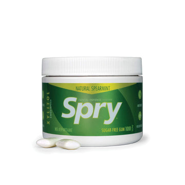Spry Chewing Gum 100 Ct (Spearmint)