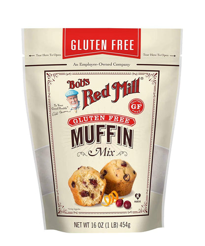 Bobs Red Mill Gluten Free Muffin Mix, 16 Oz (Pack of 3)