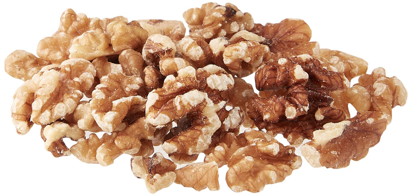 Happy Belly California Walnuts Halves and Pieces  16 ounce (Pack of 2)