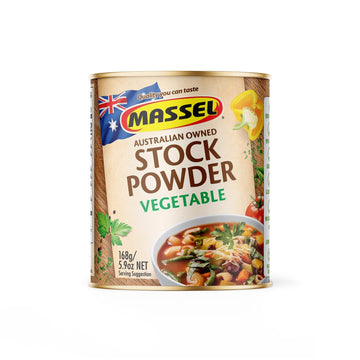 Massel Vegetable Bouillon Powder, Gluten Free, Low Fodmap Stock, Fat Free, MSG Free, Dairy Free, Non GMO, 0g Trans Fat, Soup Bas