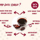 Lets Date Organic Date Syrup - Healthy Sugar Substitute, Vegan, Gluten-Free, Non-GMO, 14.1 oz (Pack of 2)