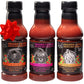 Tony Pigg'S Kick'N Hot Bbq Sauce Value Pack (3 Pk, 19Oz Ea- Fresno Reaper, Ghost, Creeper)- Hand Crafted Barbecue Sauce W Fresh Pepper Heat -Great For Thanksgiving Turkey Dinner- Grilling Gift For Men