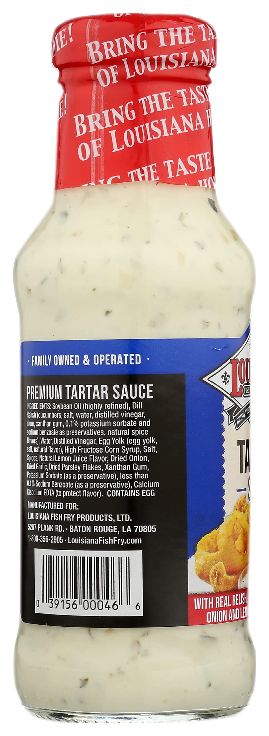 Louisiana Tartar Home Style Sauce, 10.5 Oz