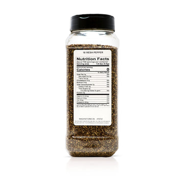 Spiceology Ground Black Pepper - Semi-Coarse, 16 oz - Perfect for Beef, Pork, Chicken, Fish, Game, and Vegetables