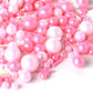 Trunahcao Edible Pink Sprinkles Jimmies Mix for Cakes, Cookies, Ice Cream, Baking, Cupcake Decoration