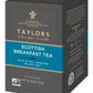Taylors Of Harrogate Scottish Breakfast, 50 Teabags (Pack Of 6)