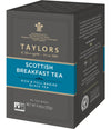 Taylors of Harrogate Scottish Breakfast Black Tea Individually Wrapped Bags, 50 Count (Pack of 1), Strong, Malty and Full, Caffeinated, Enjoy Hot or Iced, 50 Teabags
