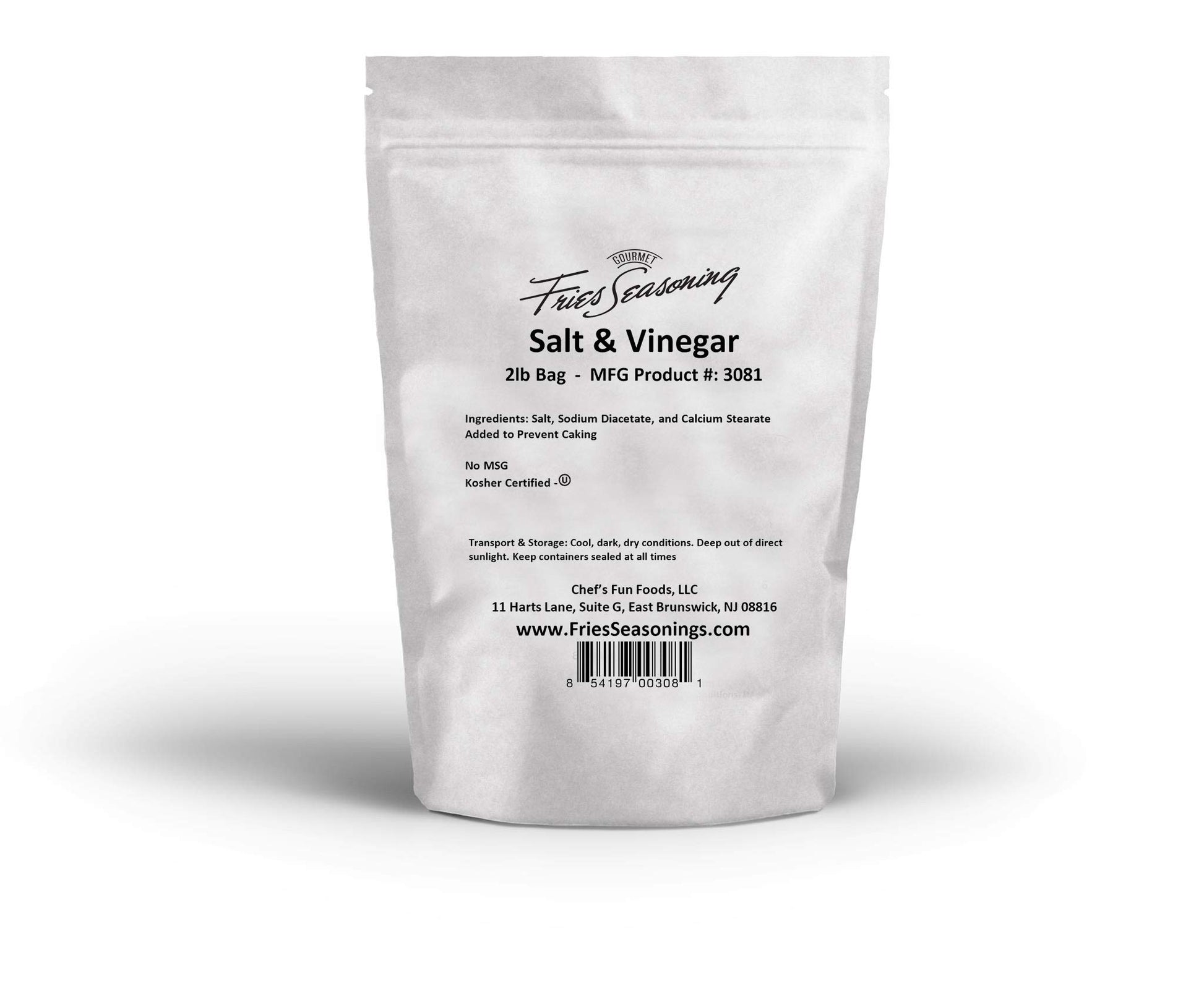 Gourmet Fries Seasonings Salt and Vinegar Seasoning, 32 Ounce Pack