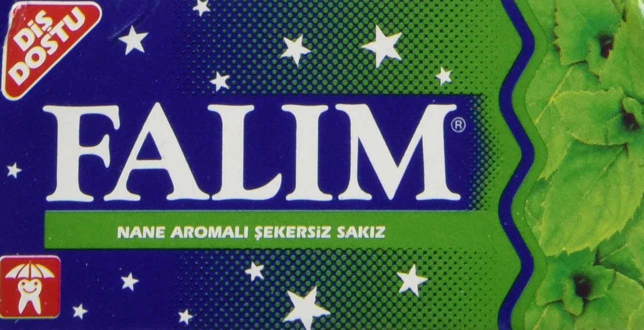 Falim Sugarless Mint Flavoured Plain Gum (Pack of 2)