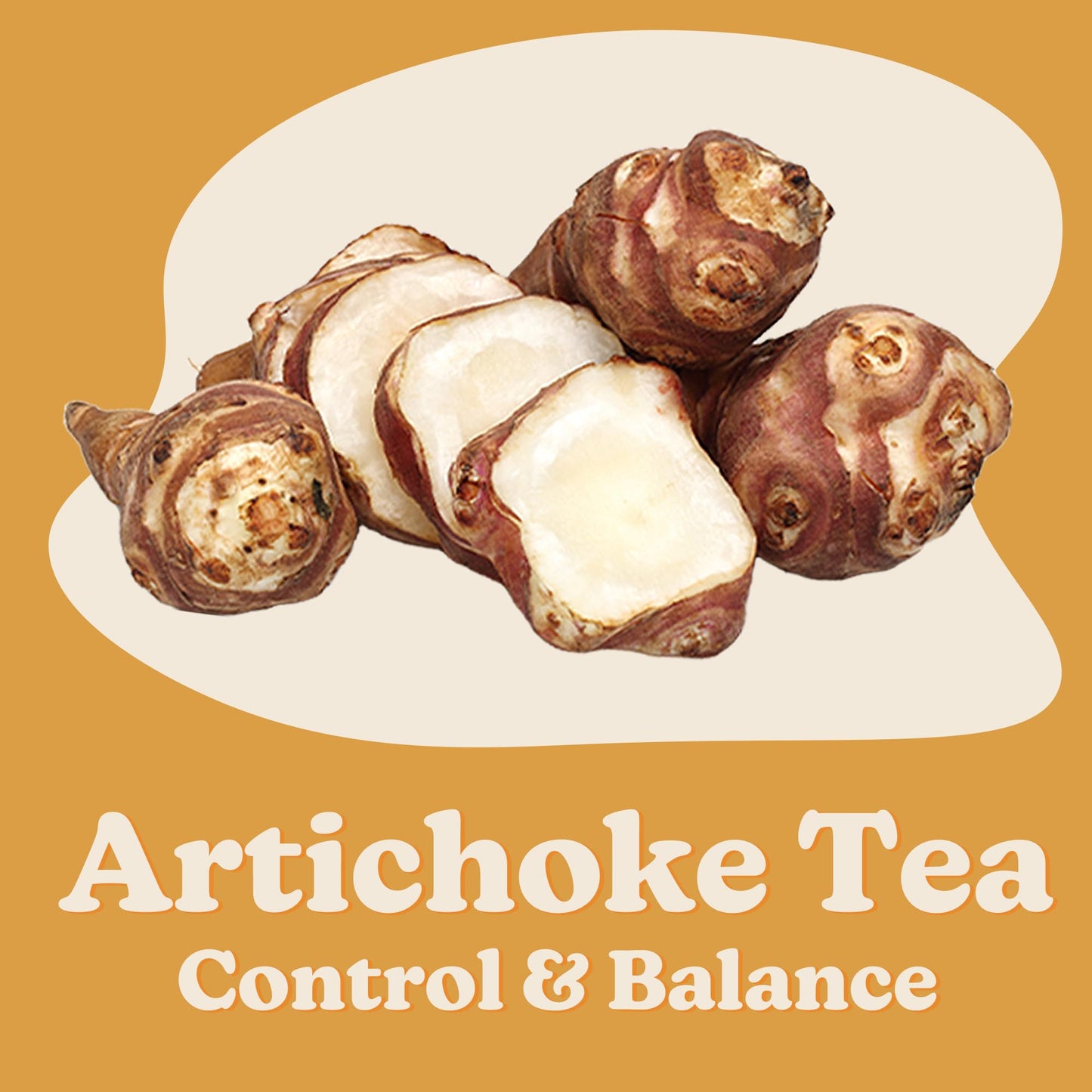 DALAMHARI Jerusalem Artichokes Tea Bags - 30 Count, Decaf, Smooth Move, Ballerina, Chicory Root, Burdock Root, Sugarproof