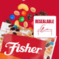 Fisher Snack Summit Trail Mix, 4 Ounces (Pack of 6), Peanuts, Milk Chocolate Candies, Raisins, Cashews, Resealable Pouches