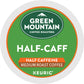 Green Mountain Coffee Roasters Half Caff K-Cup Pods, Medium Roast, 72 Count, Green, Model 5000054102