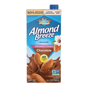 Almond Breeze Dairy Free Almondmilk, Unsweetened Chocolate, 32 Fl Oz