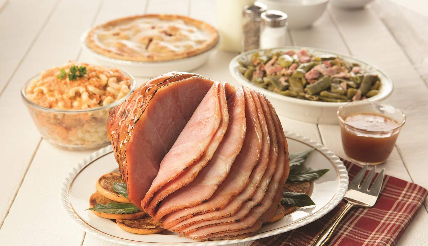 Burgers Smokehouse Traditional Cooked Country Ham, Spiral Sliced, 10-11.5 lbs