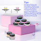 HAIOLORPRO Edible Glitter for Cakes & Drinks, 8 Colors Luster Dust, 3g/Bottle