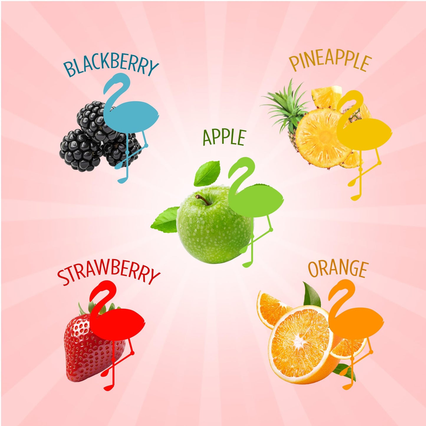 Candy Break Sour Flamingo Bulk Gummy Candy, 5 Lbs Bag, Sour & Sweet Snacks For Kids & Grown Ups, Party Size (Pack Of 1)