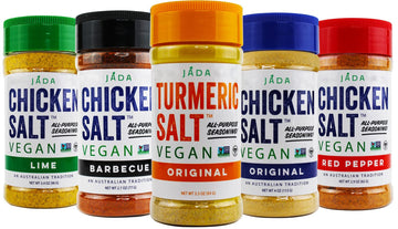 JADA Spices Chicken Salt Spice Set - Vegan, Keto & Paleo Friendly - 5 Piece Assortment - Preservative & Additive Free