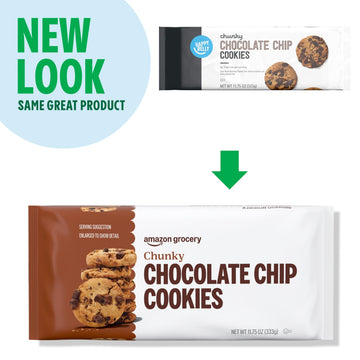 large online retailer Grocery Chunky Chocolate Chip Cookies, 11.75 Oz, Pack of 1, Previously Happy Belly, Packaging May Vary