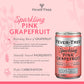 Fever-Tree Sparkling Pink Grapefruit Mixer - 150 ML Cans, Pack of 24 - Natural Ingredients, No Artificial Sweeteners - Refreshing Beverage