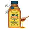 Local Hive Southeast Raw Unfiltered Honey - 16 oz, 100% Pure US Honey, Sourced from American Bees and Beekeepers - Natural Sweet