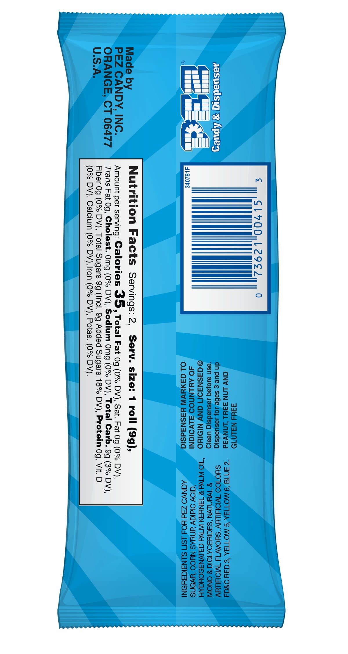 PEZ Candy Best of Disney and Pixar, Assorted Candy Dispensers, 0.58 Oz (Pack of 12)