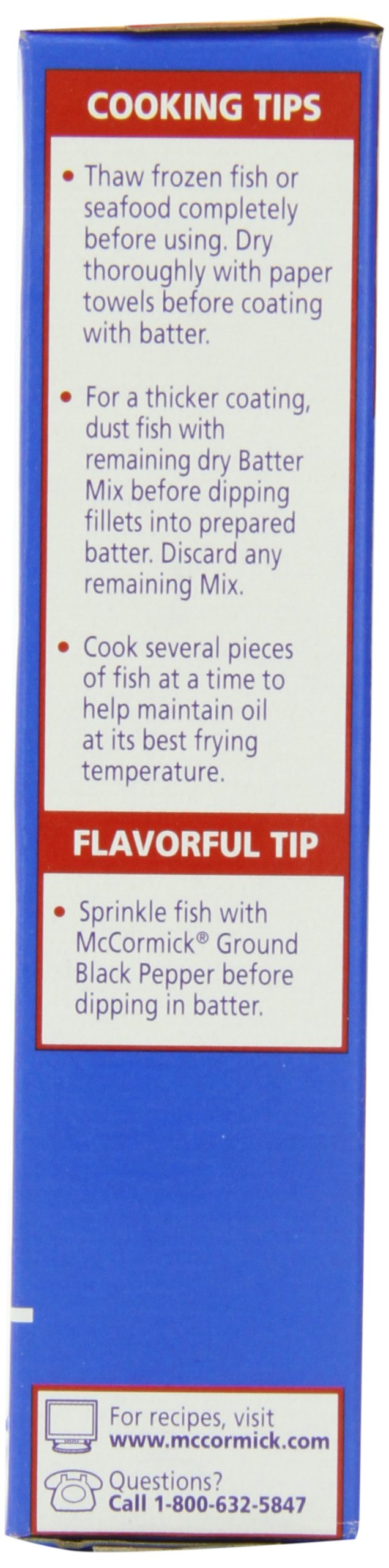 McCormick Golden Dipt Fish 'n Chips Seafood Batter Mix, 10 oz (Pack of 8)