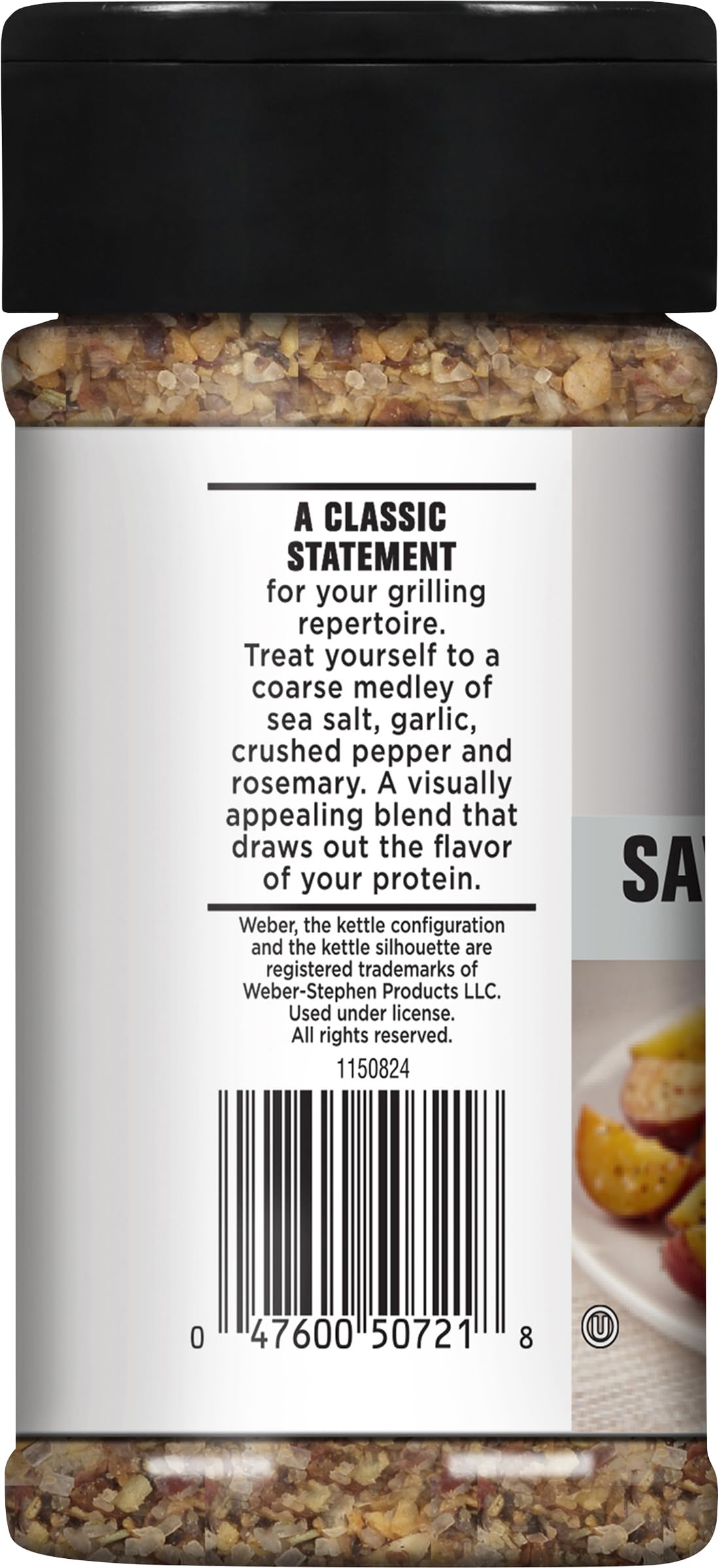 Weber Savory Steakhouse Seasoning, 6.1 oz (Pack of 6)