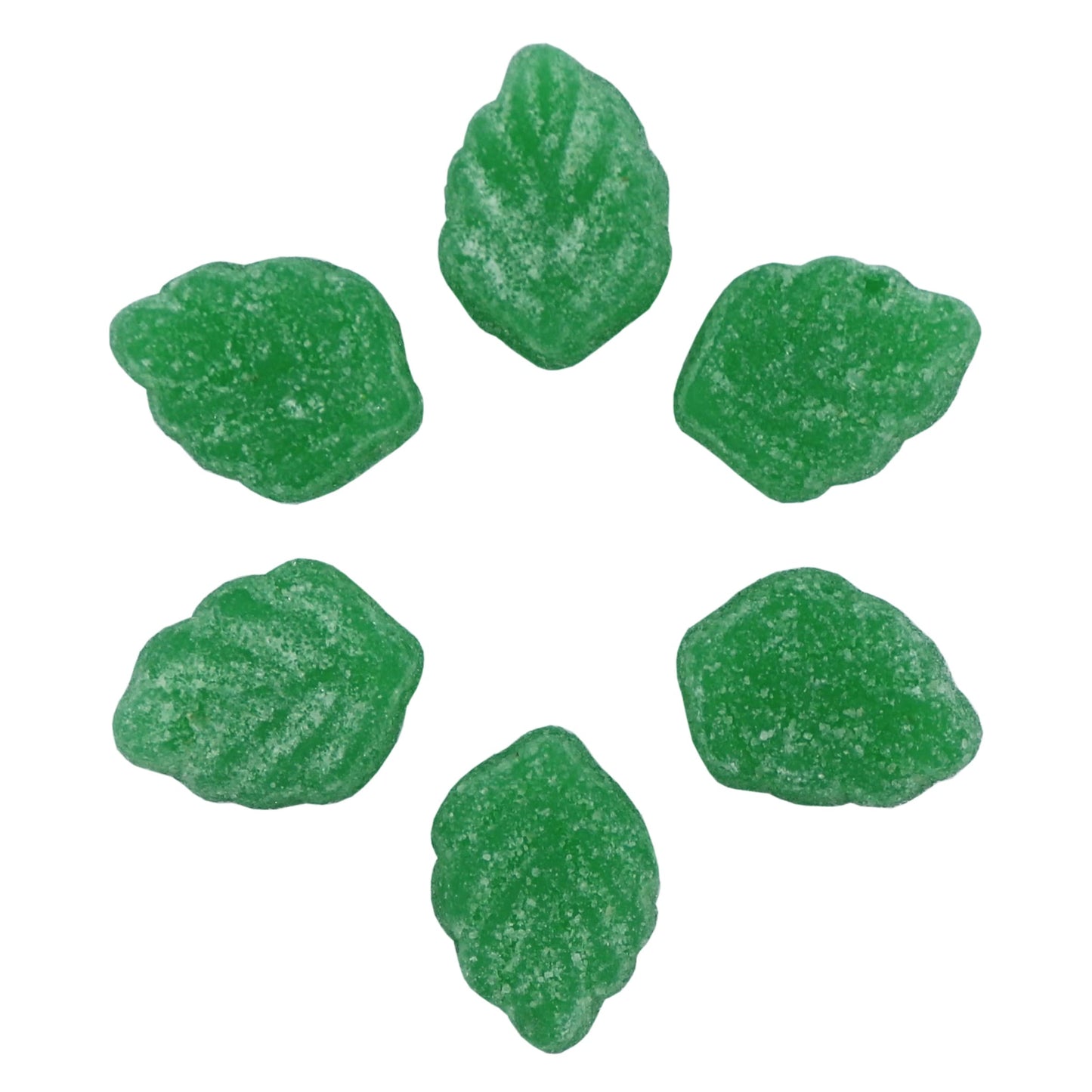 Smarty Stop Green Jelly Spearmint Leaves Slices Candy (2 LB)