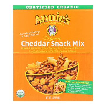 Annie'S Homegrown Organic Snack Mix Bunnies - Case Of 12 - 9 Oz.