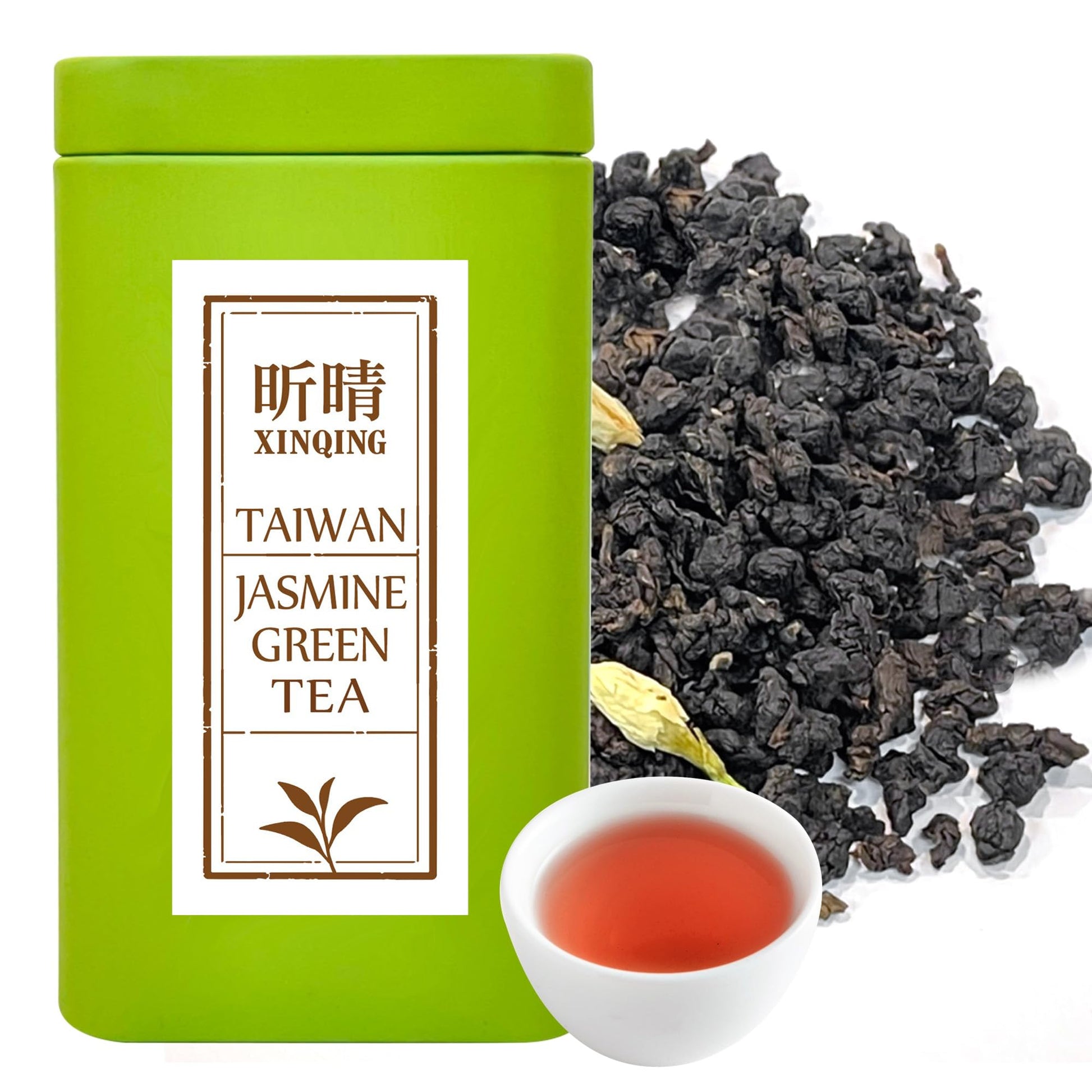 Xin Qing Organic Jasmine Green Tea Taiwan Jasmine Green Tea Loose Jasmine Green Tea Taiwan High Mountain Green Tea Jasmine Tea |