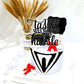 Hotmoon Graduation Cake Topper - The Tassel was Worth The Hassle - Black Cardstock Decoration for 2025 Grad Party