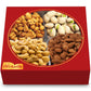 Nuts Gift Basket - Basket Of Cravings Gourmet Nuts Collection, Premium Mixed Nuts Gift Box, Perfect Birthday Care Package, 4 Sec
