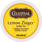 Celestial Seasonings Lemon Zinger Herbal Tea K-Cup Pods, 72 Count, Single-Serve, Model 5000054054