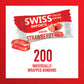Swiss Imports Sugar Free Bonbons Hard Candy Drops, Strawberry, 200 Individually Wrapped Pieces, 500G/17.6Oz