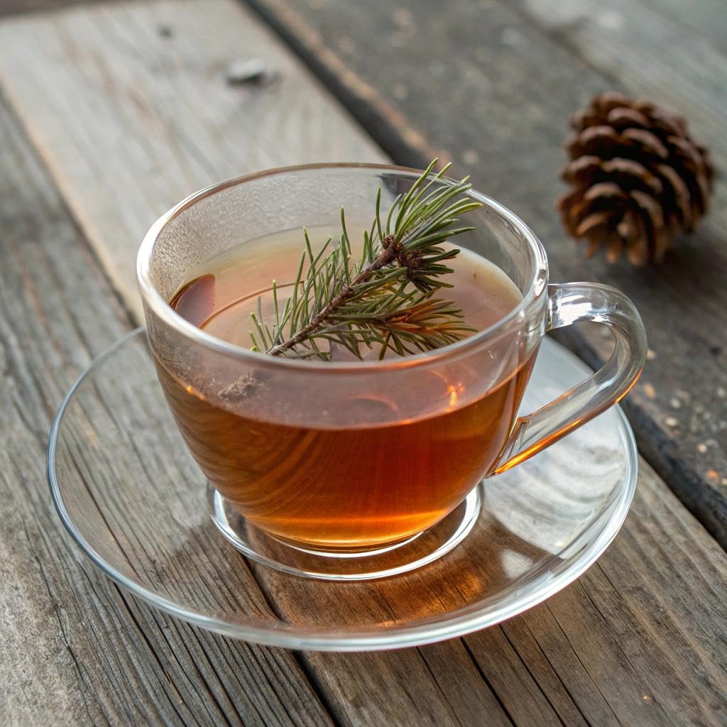 Enhanced 100 Pine Neddle Tea Bags,100% Picked From Natural Wild Pine Neddle, No Caffeine & No Additives.