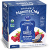 Mammachia Organic Chia Squeeze Vitality Snack, Wild Raspberry, No Added Sugar, Vegan Friendly, Kosher, USDA Certified Organic, G