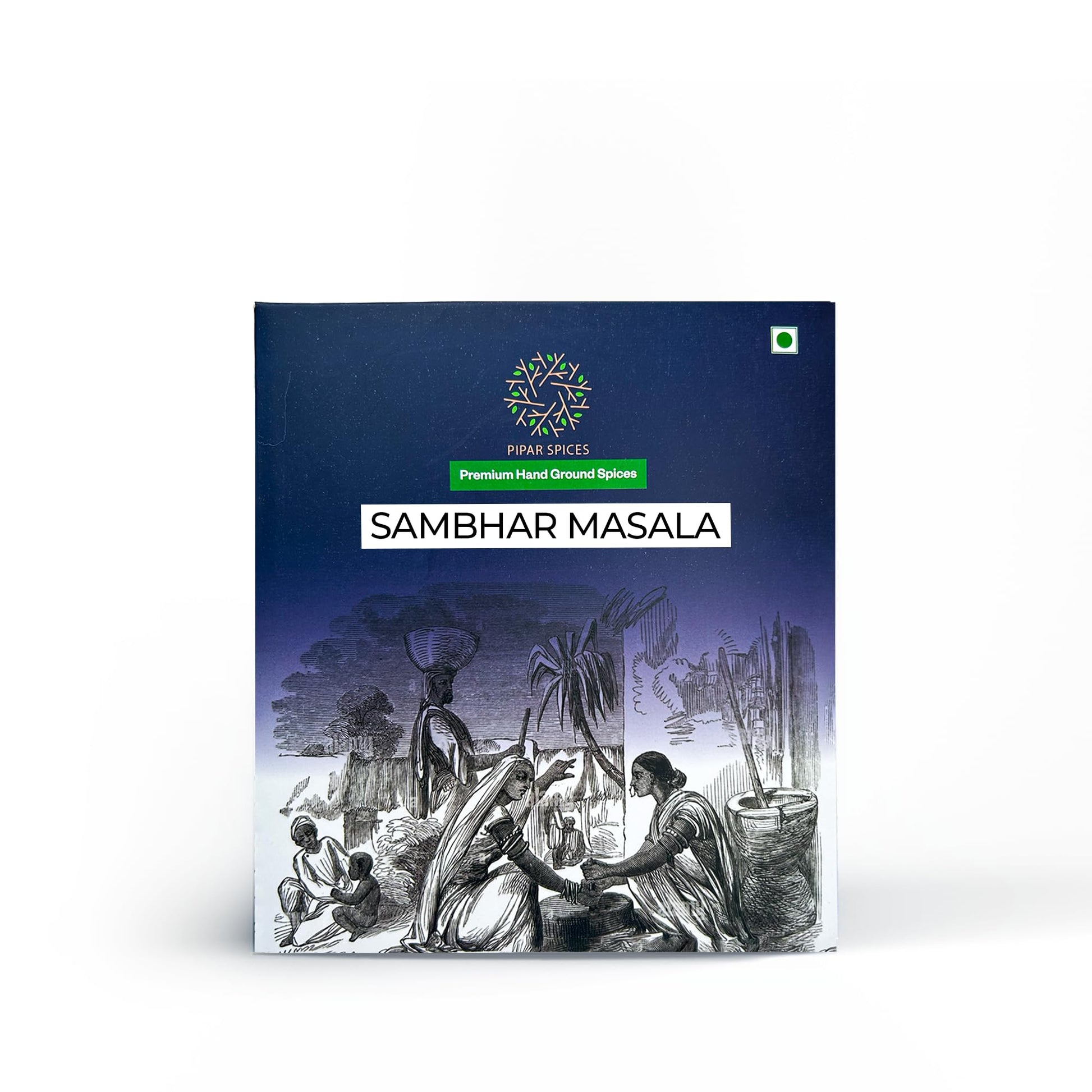 Pipar Spices Sambhar Masala - 200g (7 oz) Pack | Hand Grounded For Rich Aroma And Flavor.