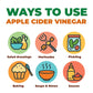 Andrea Milano Organic Apple Cider Vinegar with the Mother – 16.9 oz