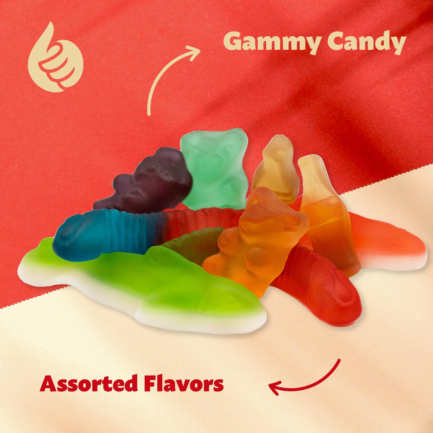 Gummy Candy Mix | 2-Pound Bag | Assorted Flavors And Shapes Gummy Party Pack