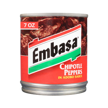 Embasa Chipotle Peppers in Adobo Sauce, 7 Oz Can, Pack of 12, Model 07840
