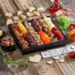 Happy Birthday Dried Fruit & Nuts Gift Basket Arrangement Platter, Gourmet Food Snack Box, Birthday Care Package, Healthy Kosher