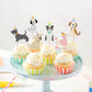 36 Pack Pet Dog Cupcake Toppers Dog Birthday Party Supplies Picks Baby Shower Kid Dog Lover Cake Decorations Supplies